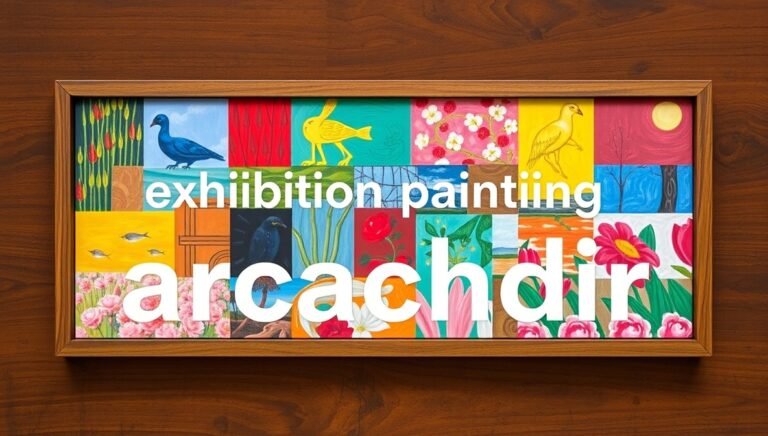 exhibition paintings arcachdir